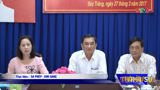 Mặt trận tổ quốc tỉnh Sóc Trăng họp báo quý I năm 2017