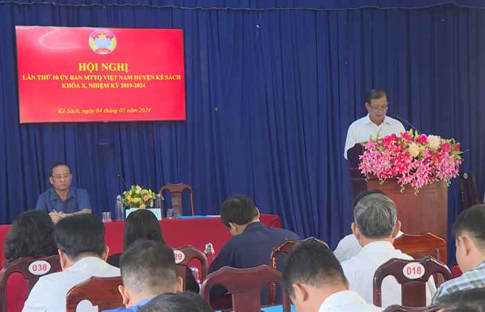 Uỷ ban Mặt trận Tổ quốc Việt Nam huyện Kế Sách tổng kết năm 2023