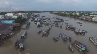 Miền Tây muôn nẻo chợ-Tour du lịch thăm chợ nổi Cái Răng 20-01-2016
