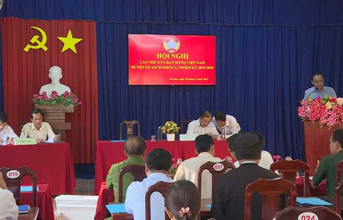 Uỷ ban MTTQ Việt Nam huyện Kế Sách tổng kết năm 2022