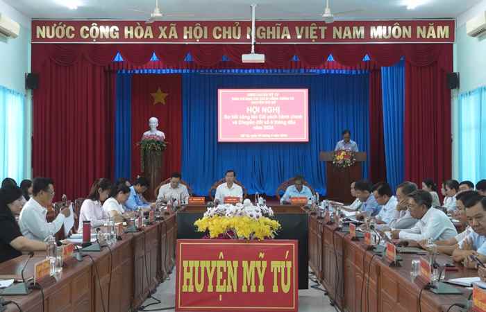 Mỹ Tú: Sơ kết công tác Cải cách hành chính và Chuyển đổi số 5 tháng đầu năm 2024