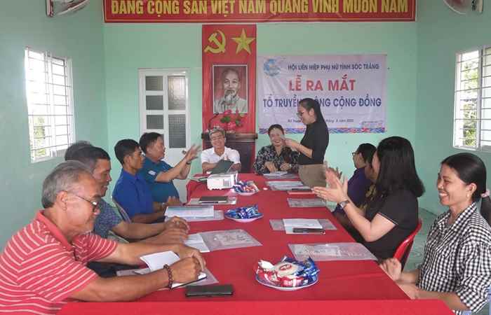 Mỹ Tú ra mắt 5 Tổ Truyền thông cộng đồng
