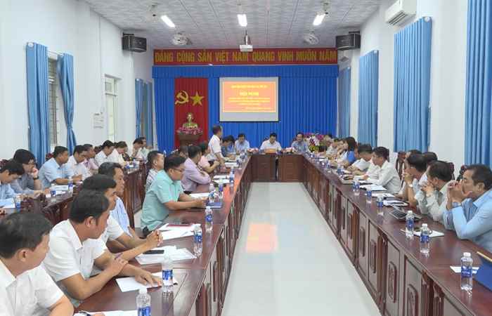 Mỹ Tú: Sơ kết công tác Tổ chức xây dựng Đảng 6 tháng đầu năm 2024