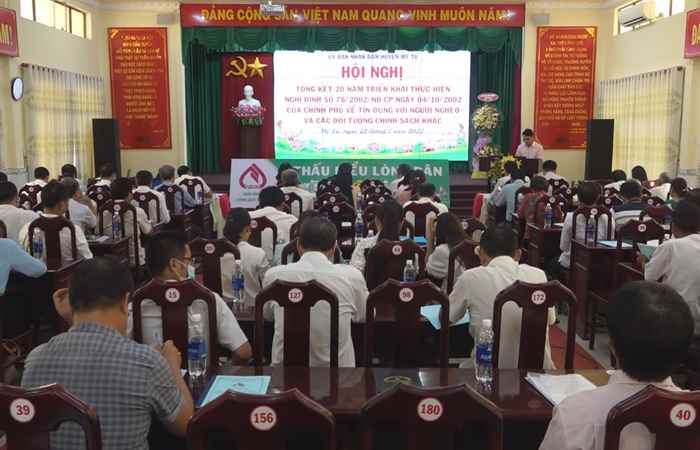 Mỹ Tú: Tổng kết 20 năm triển khai chính sách tín dụng ưu đãi