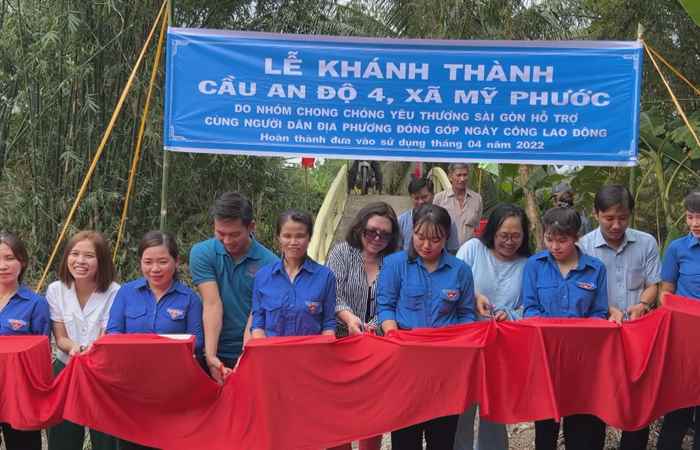 Mỹ Tú đưa vào sử dụng 2 cây cầu nông thôn tại xã Mỹ Phước