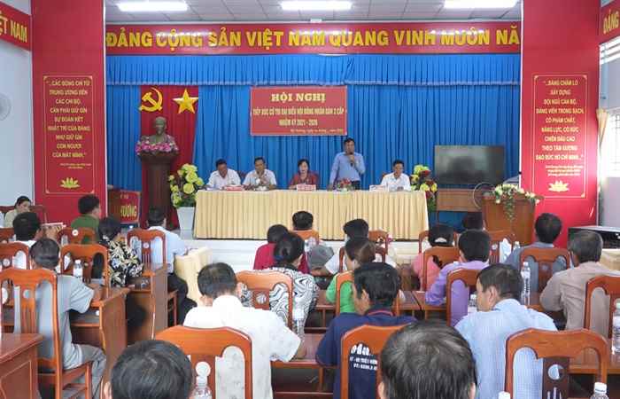 Mỹ Xuyên: Đại biểu HĐND các cấp tiếp xúc cử tri xã Thạnh Quới, xã Thạnh Phú và thị trấn Mỹ Xuyên