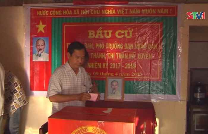 Mỹ Xuyên hoàn thành cuộc bầu cử Trưởng ban, phó Trưởng ban nhân dân ấp, nhiệm kỳ 2017-2019