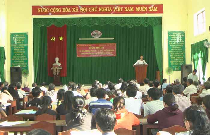 Mỹ Xuyên: Phổ biến giáo dục pháp luật và tuyên truyền, vận động trong vùng đồng bào dân tộc thiểu số 