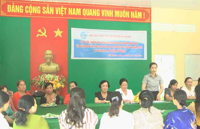 Mỹ Xuyên: Hội LHPN truyền thông tháng hành động vì bình đẳng giới và phòng ngừa, ứng phó với bạo lực