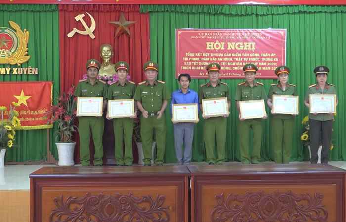 Mỹ Xuyên tổng kết công tác đấu tranh, phòng chống tội phạm
