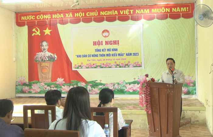 Mỹ Xuyên: Tổng kết mô hình Khu dân cư Nông thôn mới kiểu mẫu