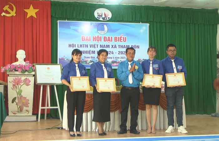 Mỹ Xuyên: Đại hội Hội LHTN Việt Nam xã Tham Đôn và Đại Tâm, nhiệm kỳ 2024 - 2029