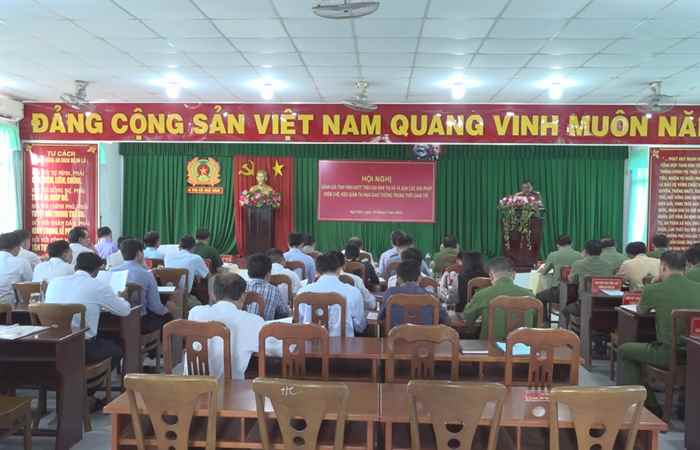 TX. Ngã Năm đánh giá tình hình an ninh - trật tự 8 tháng đầu năm 2023