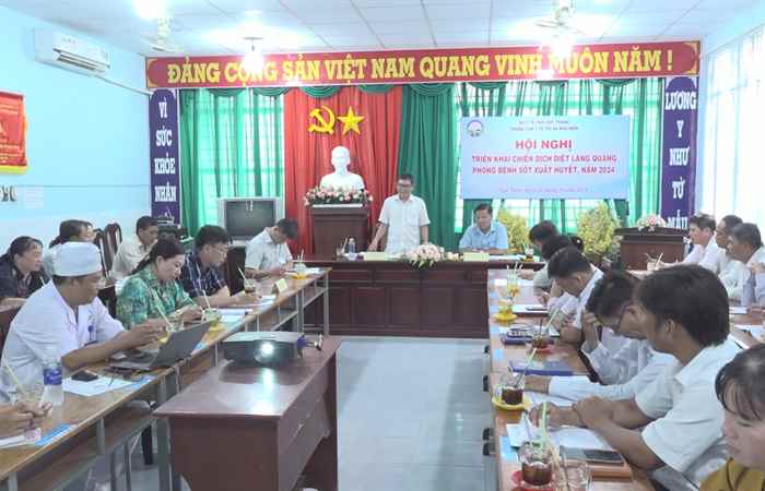 Ngã Năm: Triển khai chiến dịch diệt Lăng quăng phòng bệnh Sốt xuất huyết