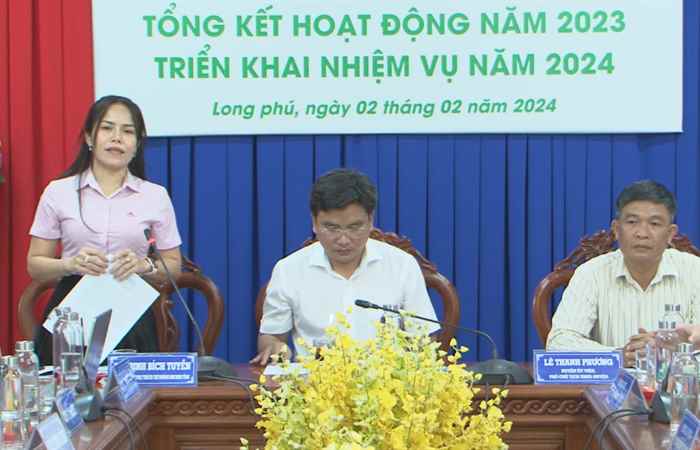 Ngân hàng chính sách xã hội huyện Long Phú tổng kết năm 2023 