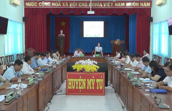 Ngân hàng CSXH huyện Mỹ Tú sơ kết hoạt động 6 tháng đầu năm 2024