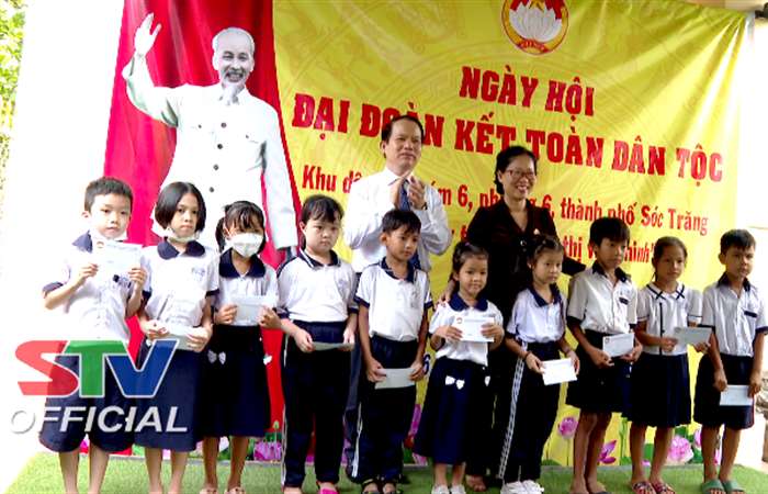 Ngày hội Đại đoàn kết toàn dân tộc tại khóm 6, phường 6, TP. Sóc Trăng
