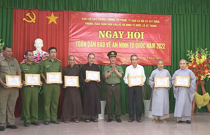 Kế Sách: Ngày hội toàn dân bảo vệ an ninh Tổ quốc tại xã Kế Thành