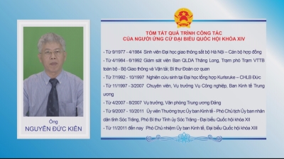 Tiểu sử tóm tắt và chương trình hành động của các ứng cử viên đại biểu Quốc Hội khóa XIV đơn vị bầu cử số 3