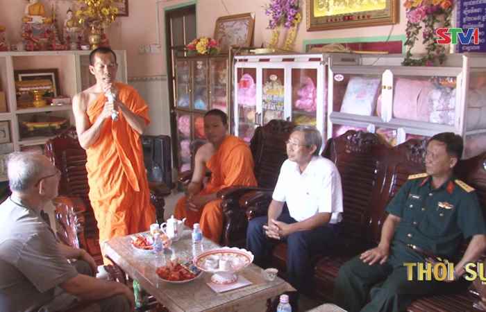 Nguyên lãnh đạo Quân khu 9 thăm, chúc Tết Chol-chnam-Thmay tại thị xã Vĩnh Châu