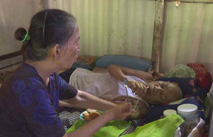 Hoàn cảnh bệnh tật của ông Thạch Quang ở huyện Châu Thành (31-05-2023)