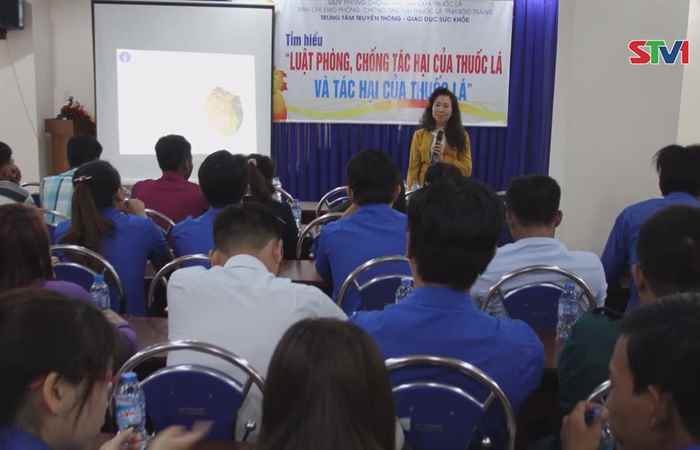 Nhịp cầu Thanh niên - Đoàn viên Thanh niên chung tay phòng, chống tác hại của thuốc lá12-11-2018