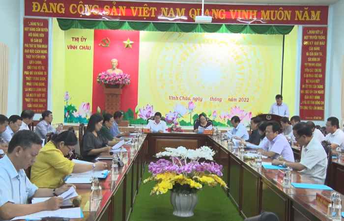 Vĩnh Châu: Họp ban Chỉ đạo phòng, chống dịch bệnh COVID-19 