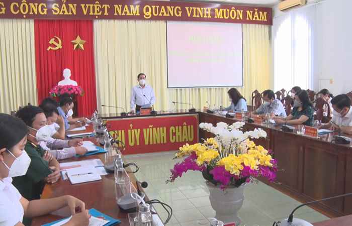 Thị xã Vĩnh Châu đánh giá tình hình trước, trong và sau Tết Nhâm Dần 2022