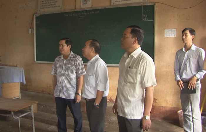 Khảo sát cơ sở vật chất trường học trên địa bàn huyện Mỹ Xuyên 