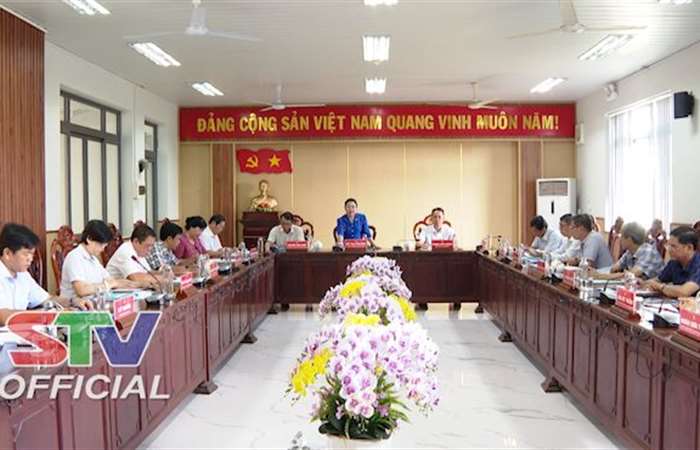 Phó Bí thư Thường trực Tỉnh ủy Sóc Trăng làm việc với Ban Thường vụ Huyện ủy Châu Thành