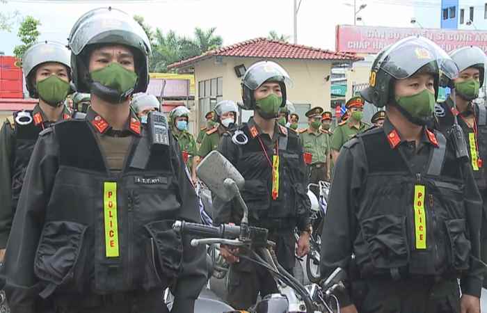 Công tác phòng, chống dịch của Công an tỉnh Sóc Trăng (02-02-2022)