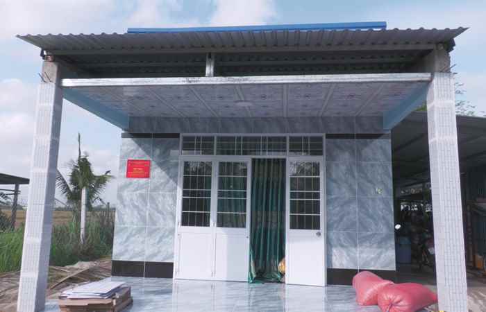 Phong trào xóa nhà tạm ở Thạnh Trị (06-03-2025)