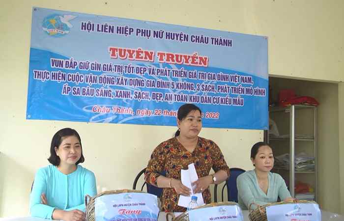 Phụ nữ Sóc Trăng xây dựng gia đình "5 không, 3 sạch" (14-11-2022)