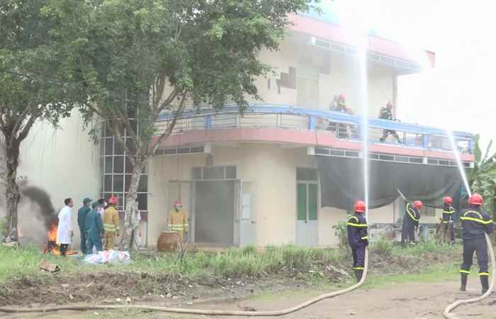 Ngã Năm: Phường 2 Diễn tập chiến đấu Khu vực phòng thủ năm 2023 