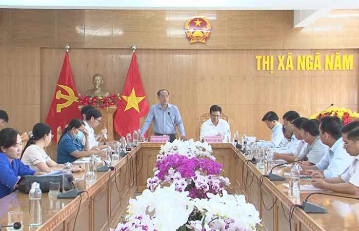 Sở Giáo dục và Đào tạo Sóc Trăng kiểm tra công tác chuẩn bị thi Tốt nghiệp THPT năm 2022 tại Ngã Năm