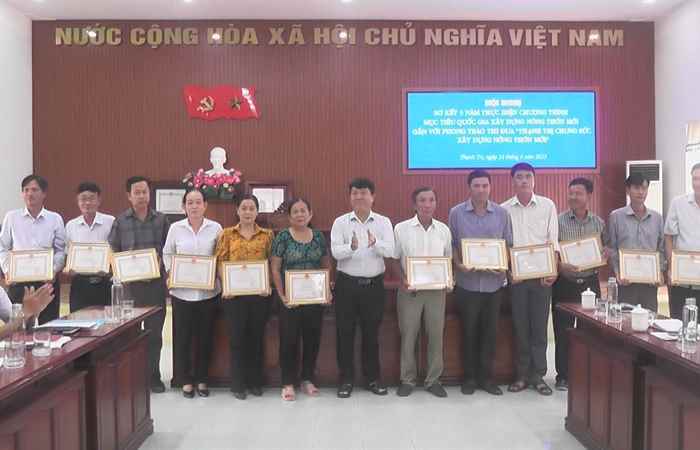 Thạnh Trị: Sơ kết 3 năm xây dựng Nông thôn mới