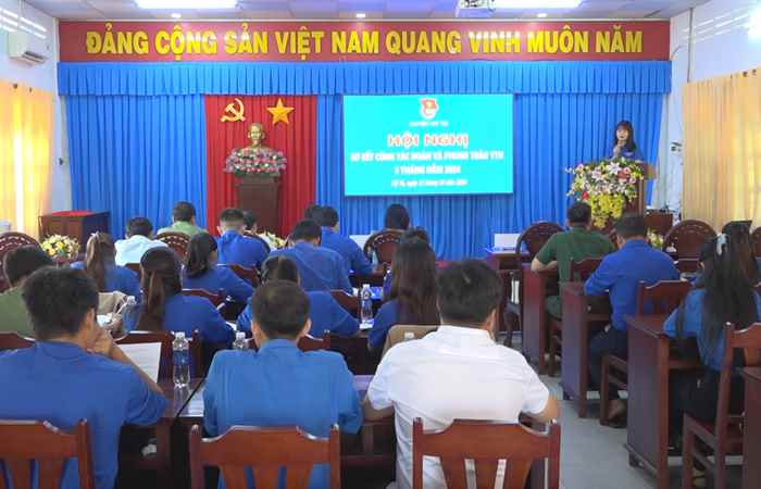 Sơ kết công tác Đoàn và phong trào thanh thiếu nhi 09 tháng năm 2024