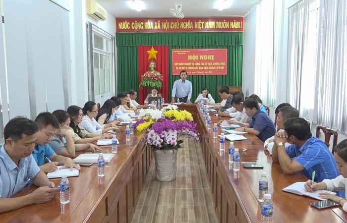 Mỹ Tú: Sơ kết công tác Tư pháp 6 tháng đầu năm 2024