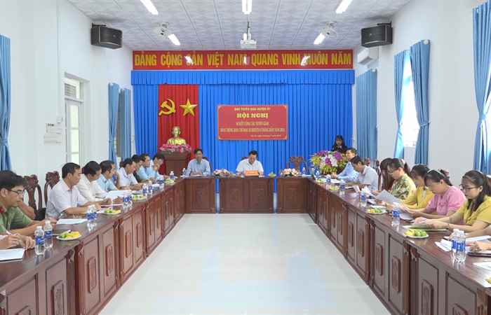 Mỹ Tú: Ban Tuyên giáo sơ kết 6 tháng đầu năm 2024