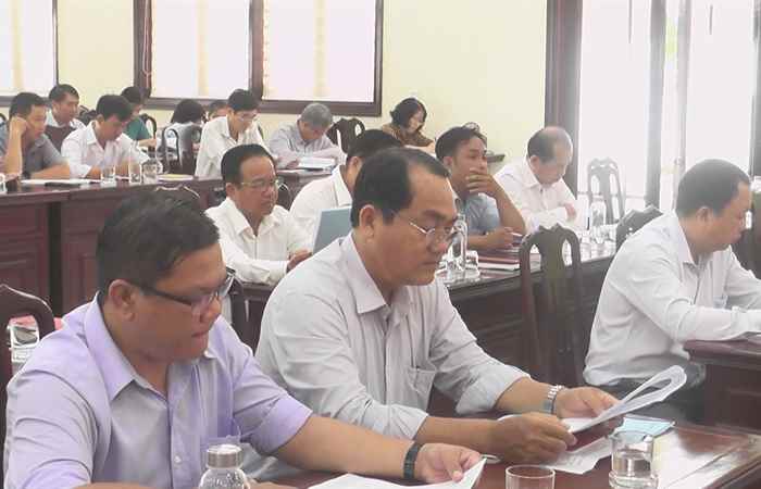 Ban Chấp hành Đảng bộ huyệnThạnh Trị sơ kết giữa nhiệm kỳ 2020 - 2025