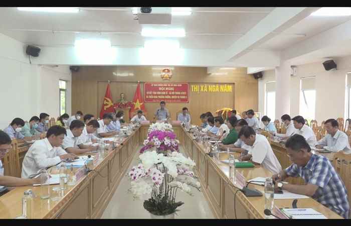 TX. Ngã Năm sơ kết tình hình kinh tế - xã tháng 4 năm 2023