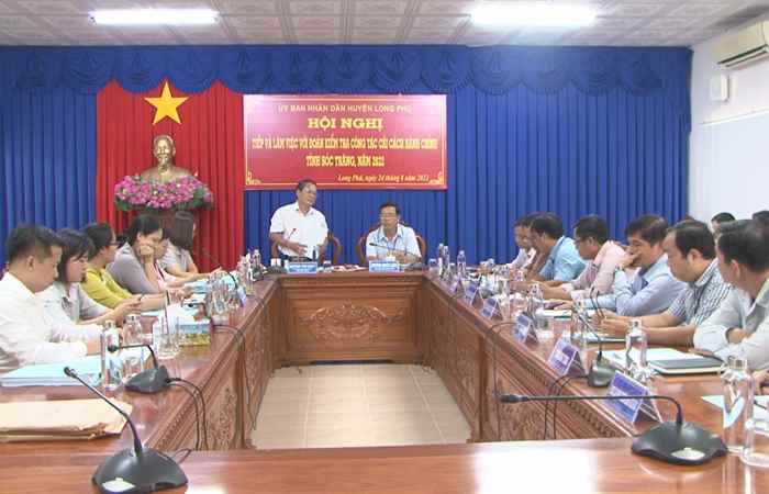 Sóc Trăng: Đoàn kiểm tra cải cách hành chính của tỉnh làm việc tại huyện Long Phú