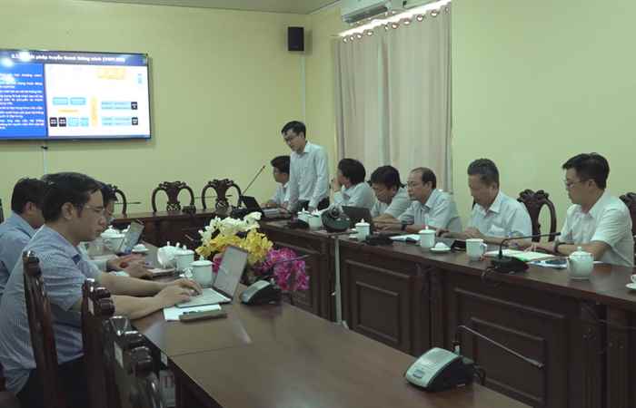 Trần Đề:  Sở TT&TT tỉnh Sóc Trăng đến làm việc về công tác chuyển đổi số