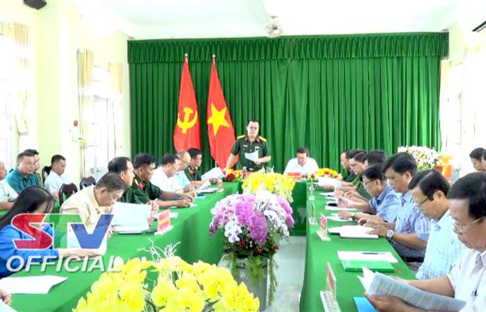 Sóc Trăng: Hội đồng nghĩa vụ quân sự tỉnh kiểm tra công tác tuyển quân ở Long Phú