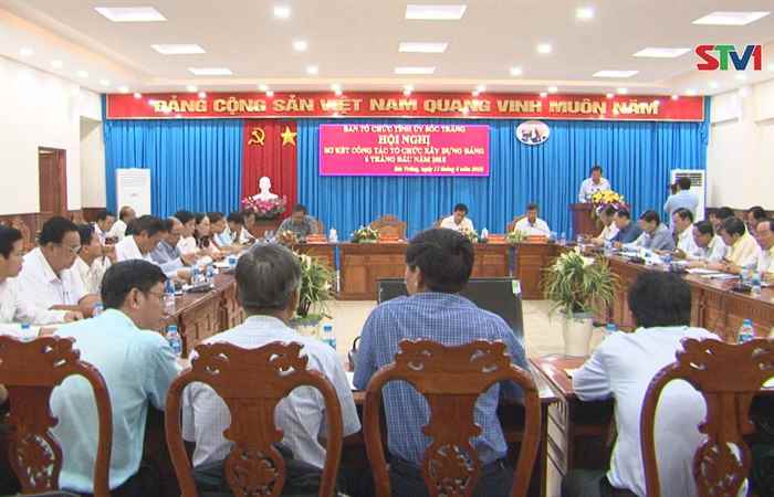 Sóc Trăng: Hội nghị sơ kết công tác tổ chức xây dựng Đảng 6 tháng đầu năm 2018