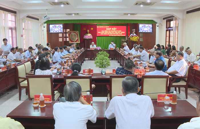 Họp mặt cán bộ nguyên Ủy viên Ban Chấp hành Đảng bộ tỉnh Sóc Trăng