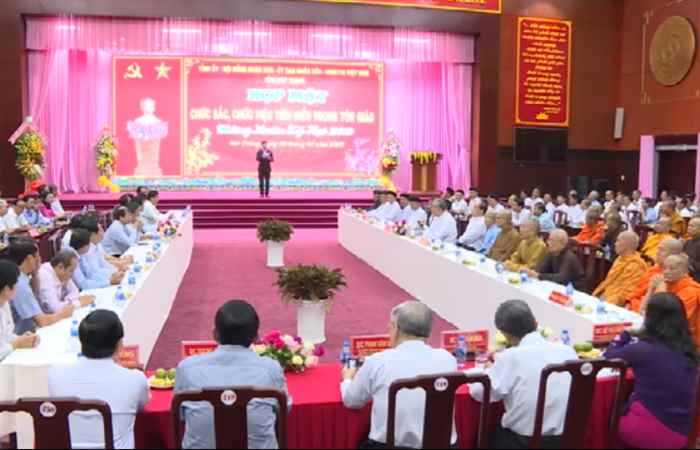 Sóc Trăng họp mặt chức sắc tôn giáo Xuân Kỷ Hợi 2019