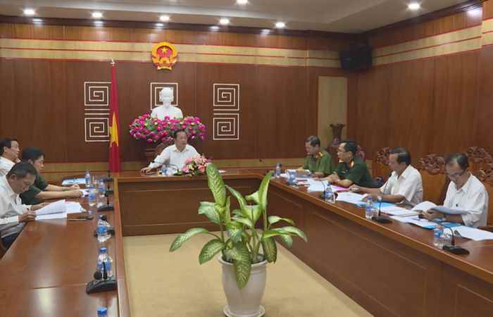 Họp Tiểu ban về tổng hợp, đánh giá lĩnh vực Quốc phòng - an ninh 