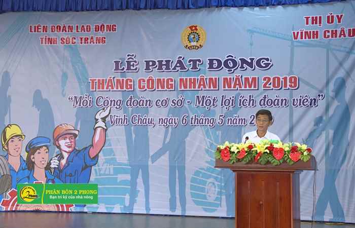 Sóc Trăng phát động tháng công nhân năm 2019