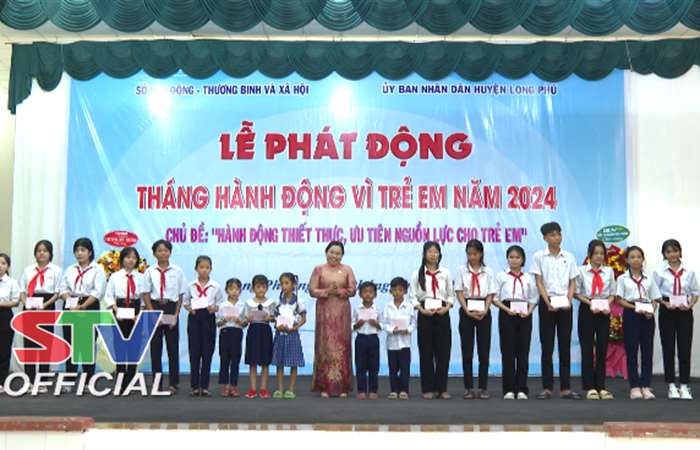 Sóc Trăng phát động Tháng hành động vì trẻ em năm 2024